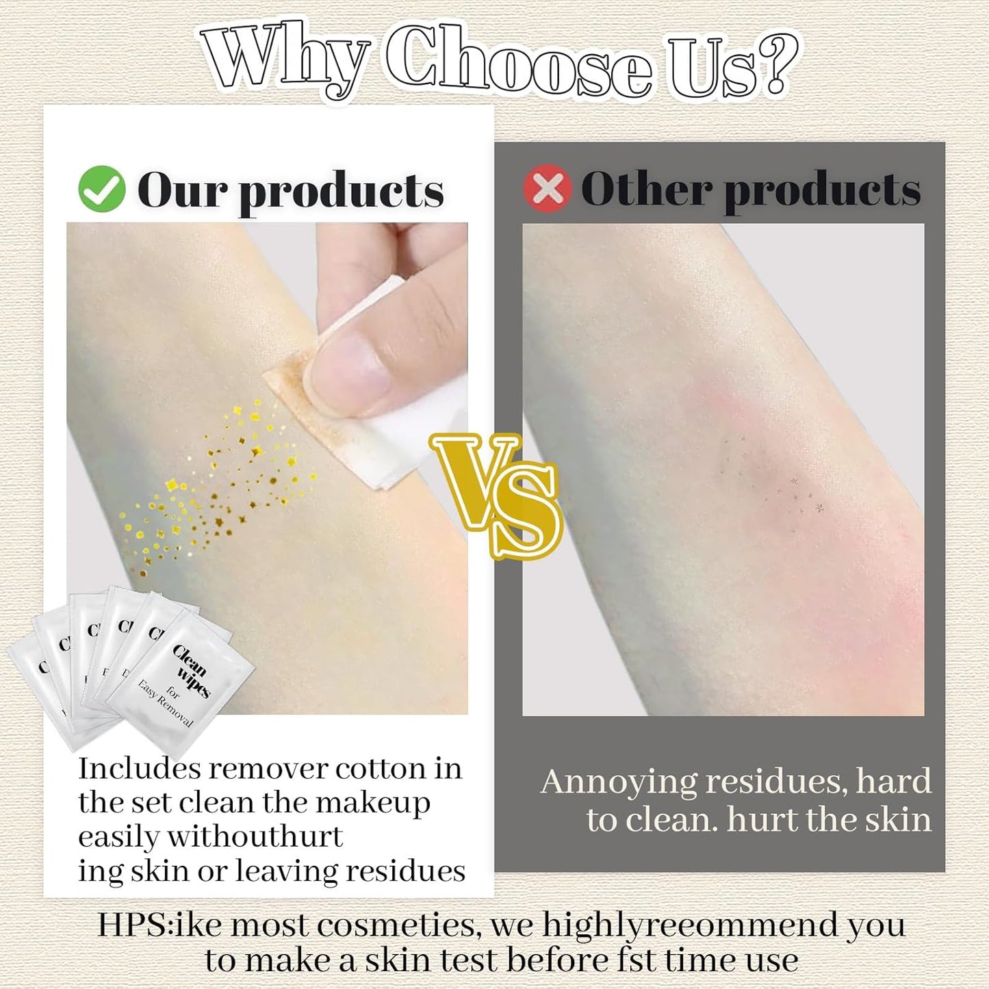 LALACE Gold Sparkle Freckles