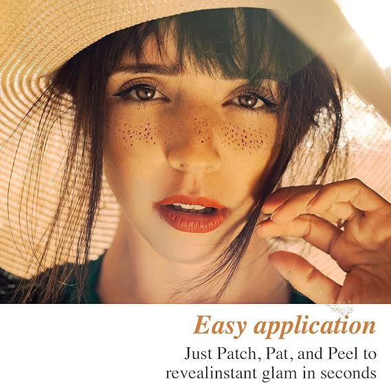 Rose Gold Freckle Patches - 12ct Waterproof Makeup