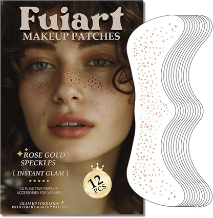 Rose Gold Freckle Patches - 12ct Waterproof Makeup