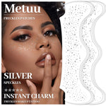 Silver Spark Freckle Tattoos 24PC