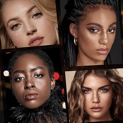 Silver Spark Freckle Tattoos 24PC