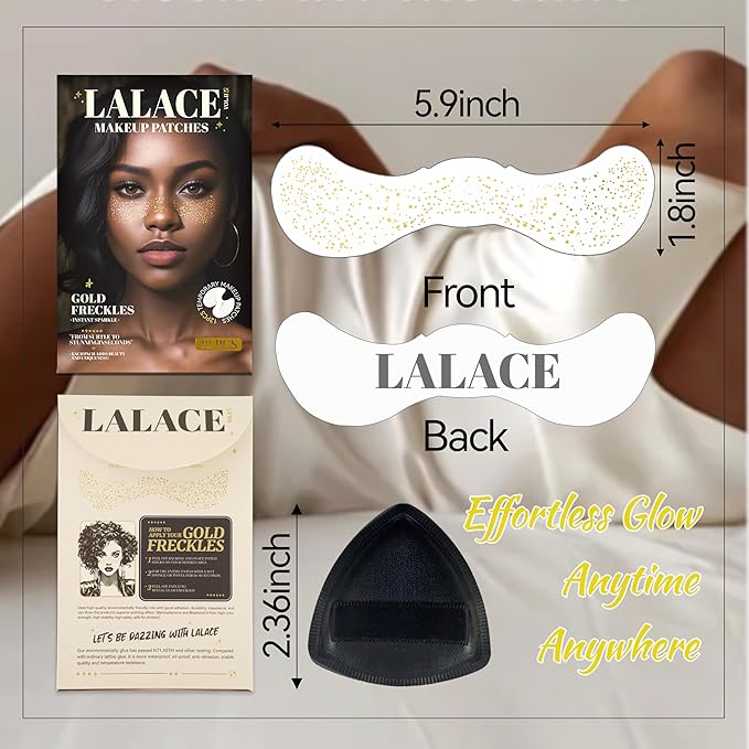 LALACE Gold Sparkle Freckles