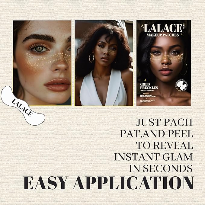 LALACE Gold Sparkle Freckles